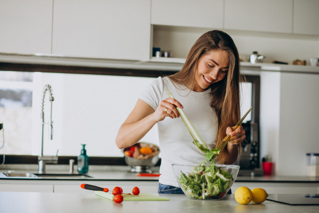 alimentação saudável na quarentena. 