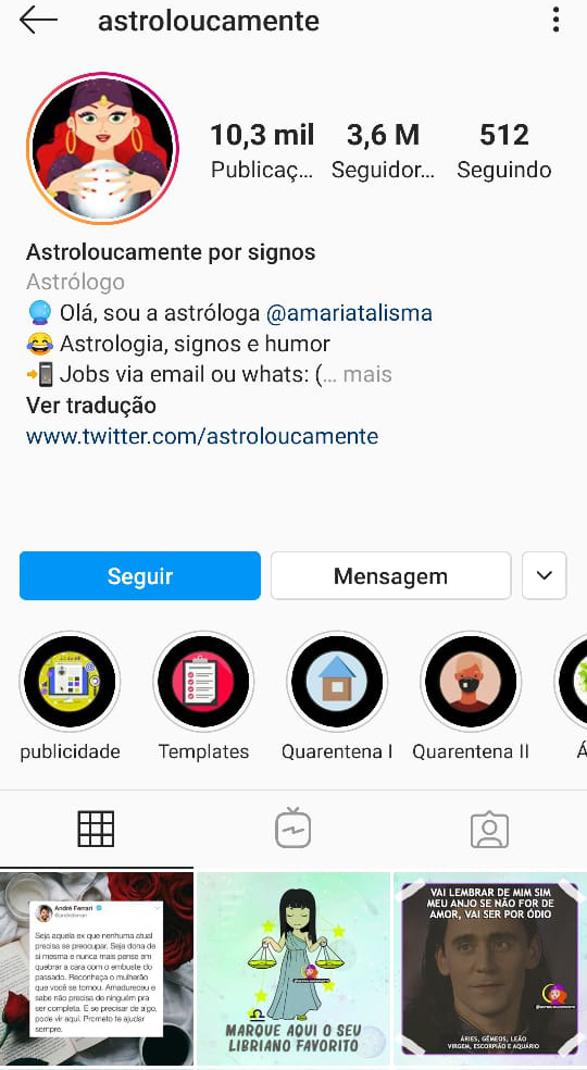 Perfil Astroloucamente